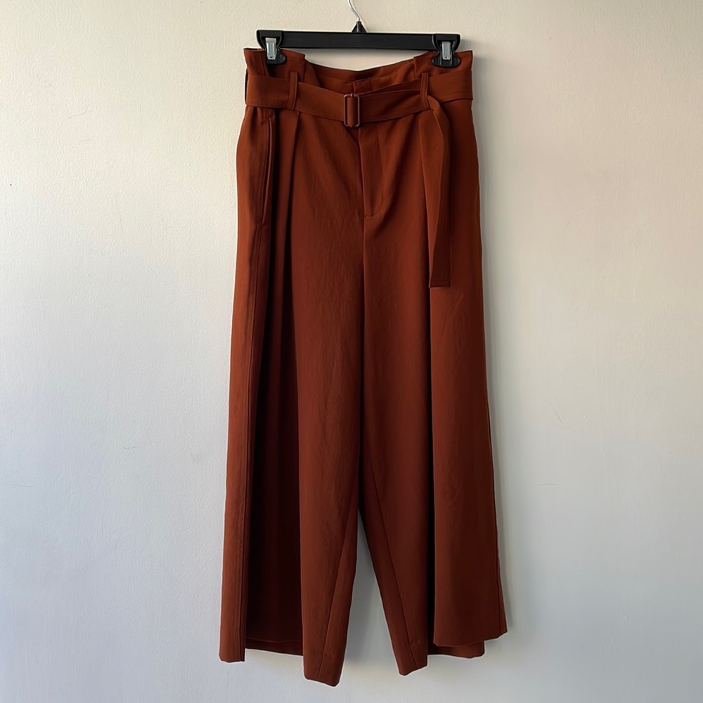 Vince Paperbag High-Waisted Cropped Trouser